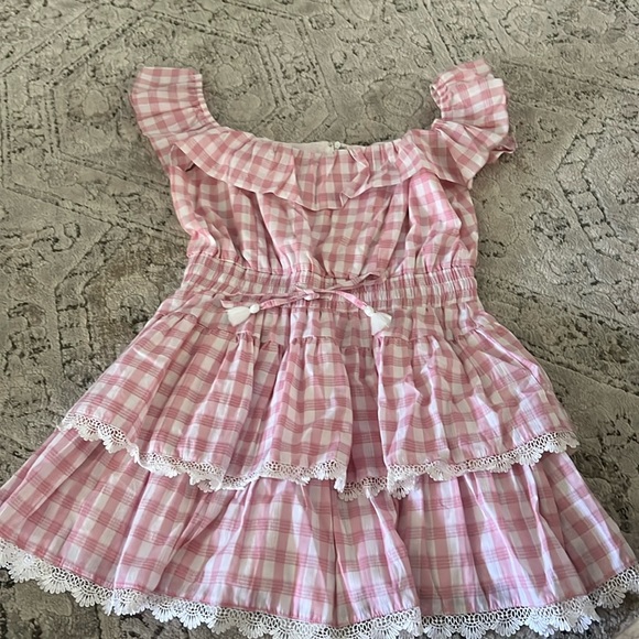 Dresses & Skirts - NWT Day + Moon Pink Gingham Dress